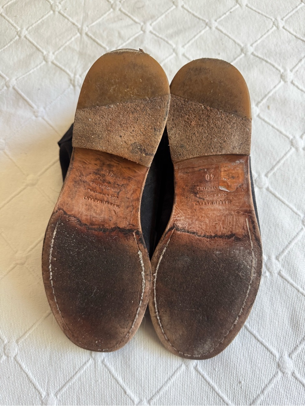 Isabel Marant blue/grey Suede Ankle Boots - Picture 3 of 4